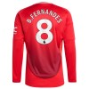 Camiseta de fútbol Manga Larga Manchester United B. Fernandes 8 Primera Equipación 2024-25 - Hombre